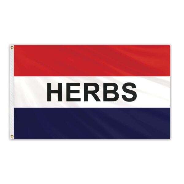 Herbs Message Flag 3'x5' Standard Flag